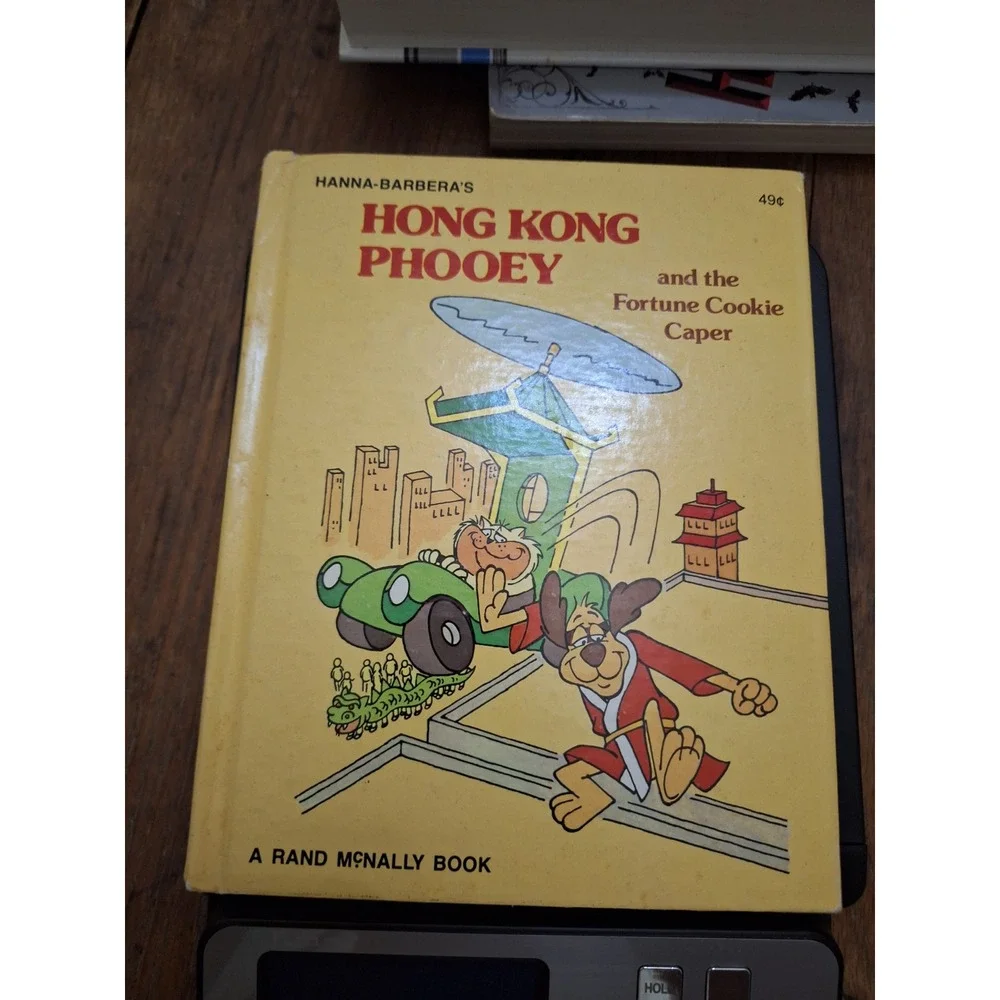 Vintage 1975 Hong Kong Phooey Fortune Cookie Caper McNally Book Hanna-Barbera